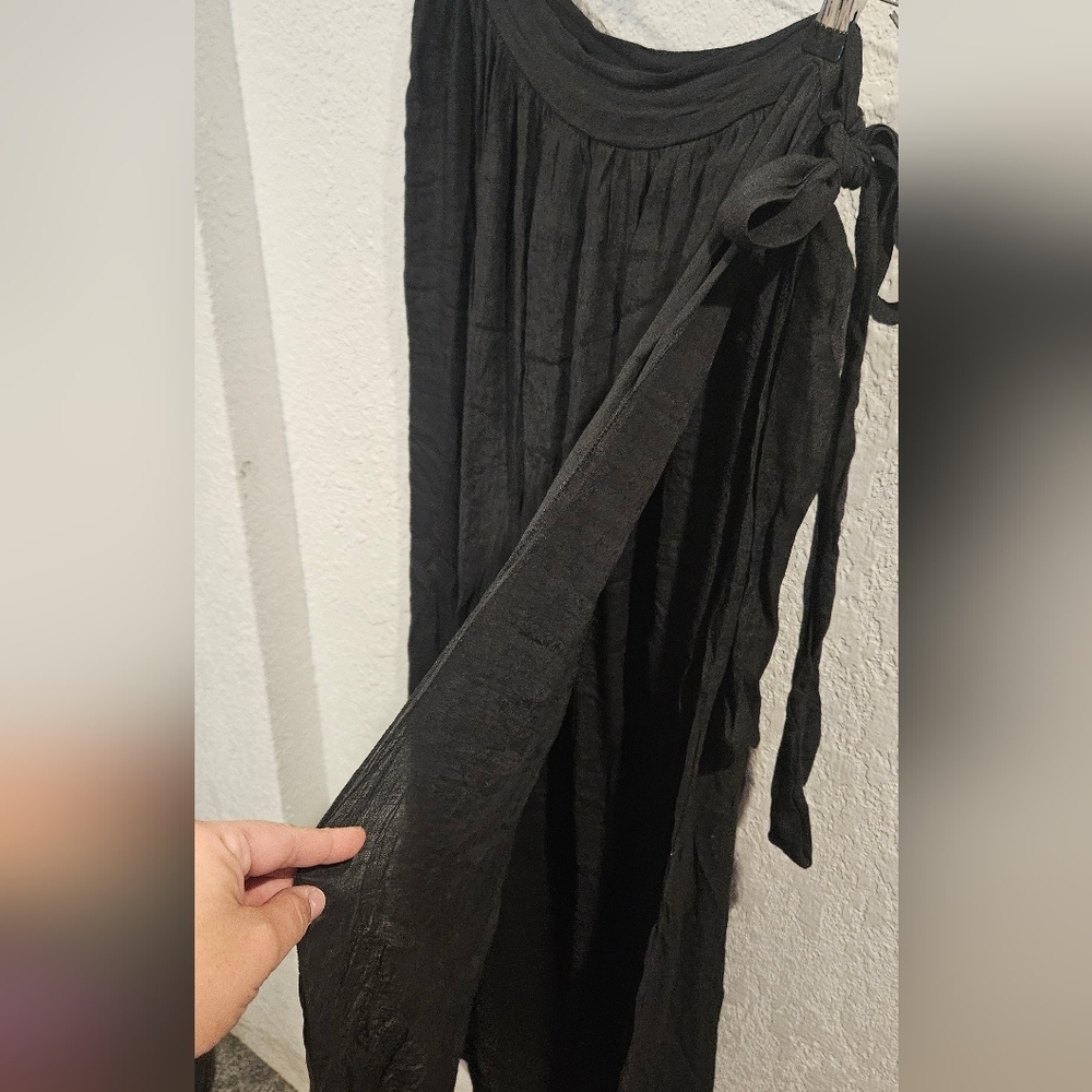 Swimsuit wrap cover-up Medium black - Picture 3 of 3
